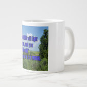 Exodus 14:14 WEBU Mug ジャンボコーヒーマグカップ (正面右)