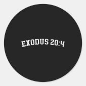 Exodus 20_4  ラウンドシール (正面)