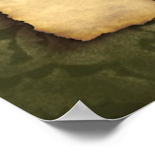 Exodus Ehyeh Asher Ehyeh Name of God Canvas Print ポスター (角)