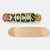 EXODUS JMT OFFICIAL 7 3/4インチ スケートボードデッキ (横)