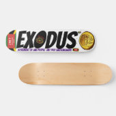 EXODUS JMT OFFICIAL 7 3/4" スケートボードデッキ (横)