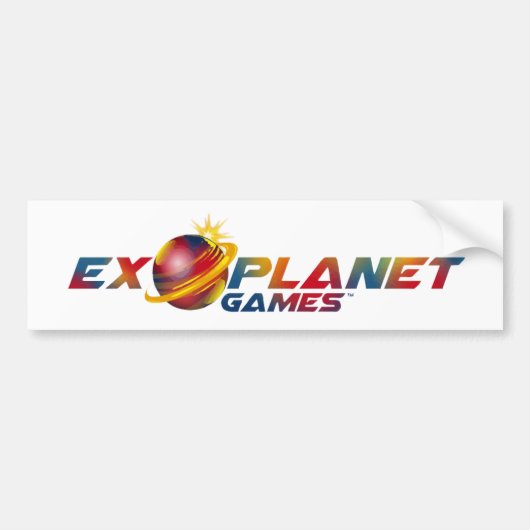 EXOPLANETのステッカー バンパーステッカー (正面)