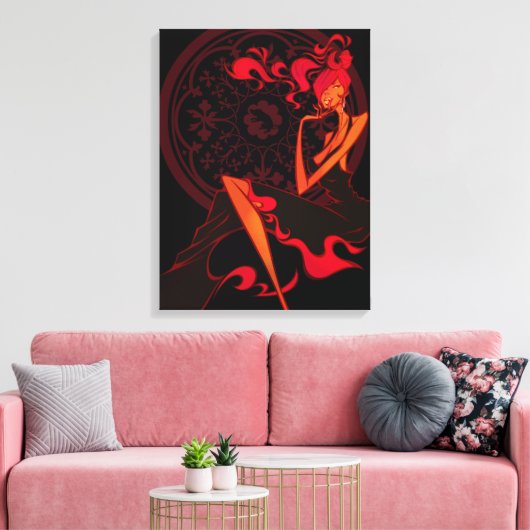 EXOTIC キャンバスプリント (インサイチュ (リビング))