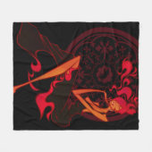 EXOTIC フリースブランケット (正面(横))