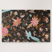 Exotic Asian Birds And Flowers ジグソーパズル (横)