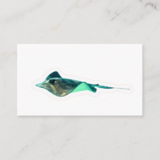 ​Exotic Black Diamond Stingray Sticker - Freshwate エンクロージャーカード (正面)