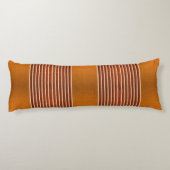 Exotic Faux Snake Leather & Linear Stripe Pumpkin  ボディピロー (裏面)