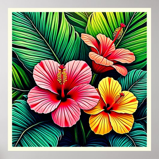 Exotic Flower Garden Dreams ポスター (正面)