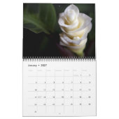 Exotic Flowers Calendar カレンダー (1月 2027)