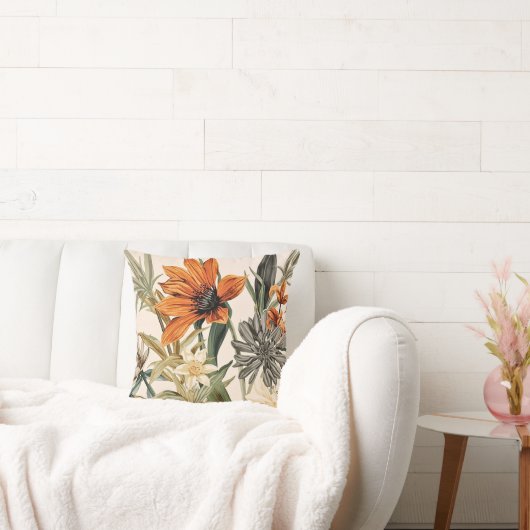Exotic Flowers for Seasonal Home Decor クッション (ソファ)