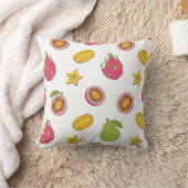 Exotic Fruits Pattern – Tropical Paradise Mix クッション (ブランケット)