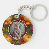 Exotic Gifts For Him Ranunculus キーホルダー (裏面)