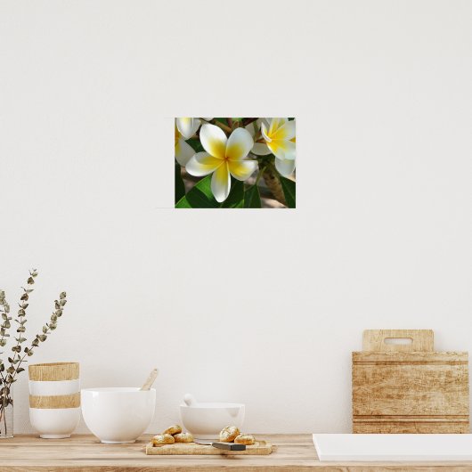 Exotic Hawaiian Flowers ポスター (キッチン)