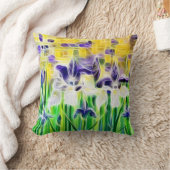 Exotic Iris’s of Summer  クッション (ブランケット)