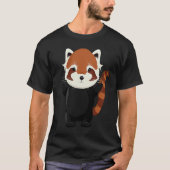 Exotic magical little red panda bear tシャツ (正面)