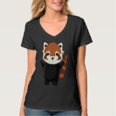 Exotic magical little red panda bear tシャツ (正面)