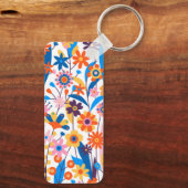 Exotic Multicolored Floral Background-32939 キーホルダー (裏面)