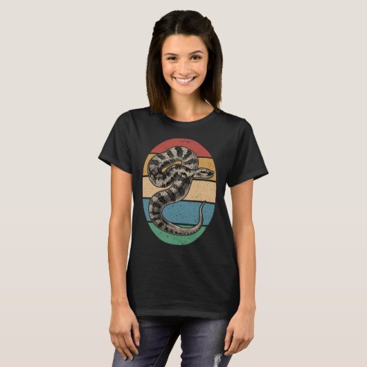 Exotic Pet Snake Reptile Ball Python Snake Tシャツ (正面フル)