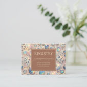 Exotic Posh GIft Registry Details Enclosure Cards エンクロージャーカード (スタンド正面)
