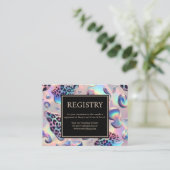 Exotic Posh GIft Registry Details Enclosure Cards エンクロージャーカード (スタンド正面)