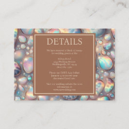 Exotic Posh Reception Details Enclosure Cards エンクロージャーカード
