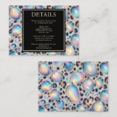 Exotic Posh Reception Details Enclosure Cards エンクロージャーカード (正面/裏面)