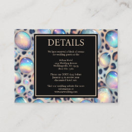 Exotic Posh Reception Details Enclosure Cards エンクロージャーカード