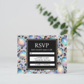 Exotic Posh RSVP Wedding Enclosure Cards (スタンド正面)