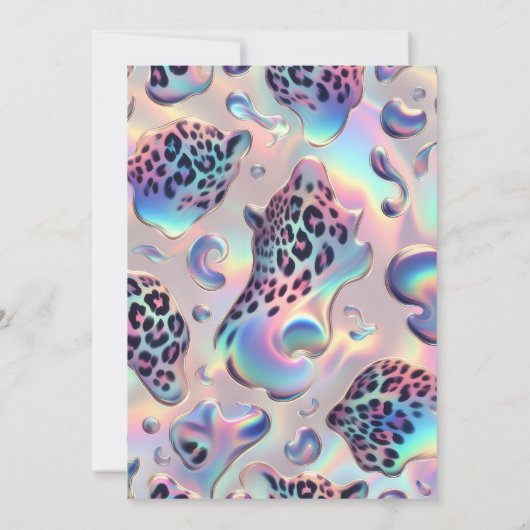 Exotic Posh Wedding Invitation 招待状 (裏面)