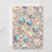 Exotic Posh Wedding Invitation 招待状 (裏面)