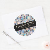 Exotic Posh Wedding Stickers ラウンドシール (封筒)