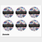 Exotic Posh Wedding Stickers ラウンドシール (シート)