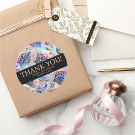 Exotic Posh Wedding Stickers ラウンドシール