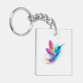 Exotic Rainbow Hummingbird キーホルダー (正面左)