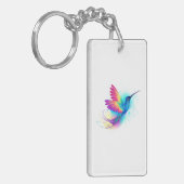 Exotic Rainbow Hummingbird キーホルダー (正面左)