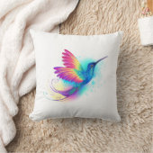 Exotic Rainbow Hummingbird クッション (ブランケット)