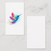 Exotic Rainbow Hummingbird 予約カード (正面/裏面)