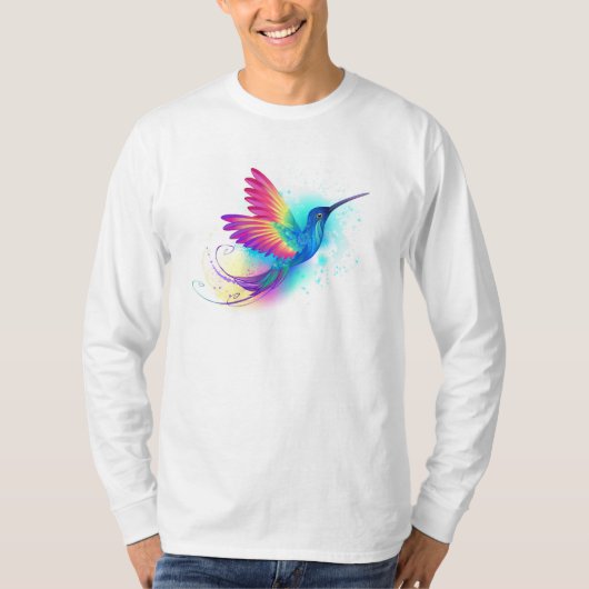 Exotic Rainbow Hummingbird Tシャツ (正面)