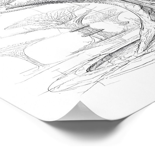 Exotic Sci-Fi Art: Alien Bio-Dome Hydroponic ポスター (角)