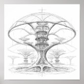 Exotic Sci-Fi Art: Alien Bio-Dome Hydroponic ポスター (正面)