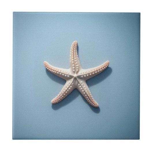 Exotic Starfish with Blue Blackground タイル (正面)