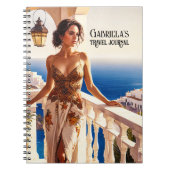 Exotic Summer Travel Journal ノートブック (正面)