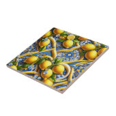 Exotic Tile Accents | Moroccan Mediterranean Lemon タイル (側面)