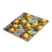 Exotic Tile Accents | Morrocan Mediterranean Lemon タイル (側面)
