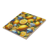 Exotic Tile Accents | Morrocan Mediterranean Lemon タイル (側面)