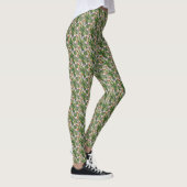 Exotic Tropical Bird Jungle Foliage レギンス (右)