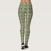 Exotic Tropical Bird Jungle Foliage レギンス (裏面)
