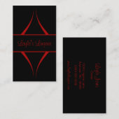 Exotica Curves名刺（赤） 名刺 (正面/裏面)