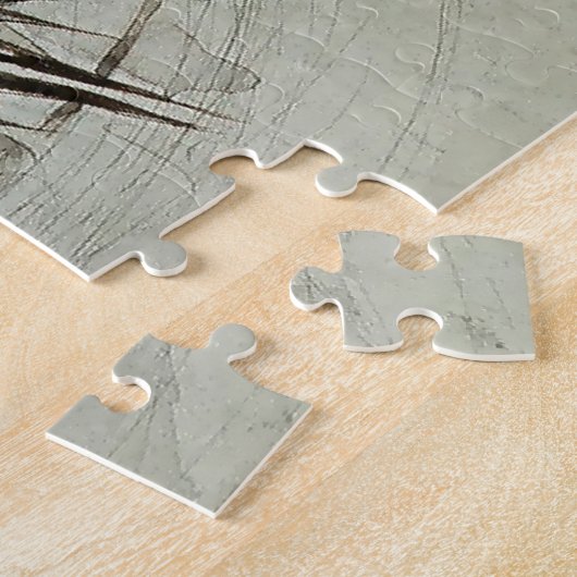 “Exotics at Play” by A Duncan Carse ジグソーパズル (側面)