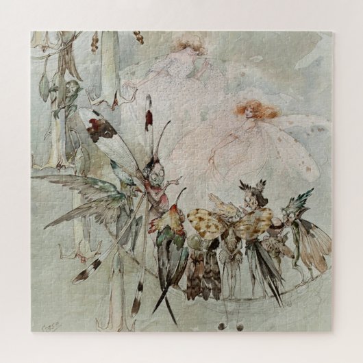 “Exotics at Play” by A Duncan Carse ジグソーパズル (横)